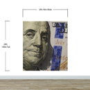 Money Wallpaper. Benjamin Franklin 100 Dollar Bill Wall Mural.