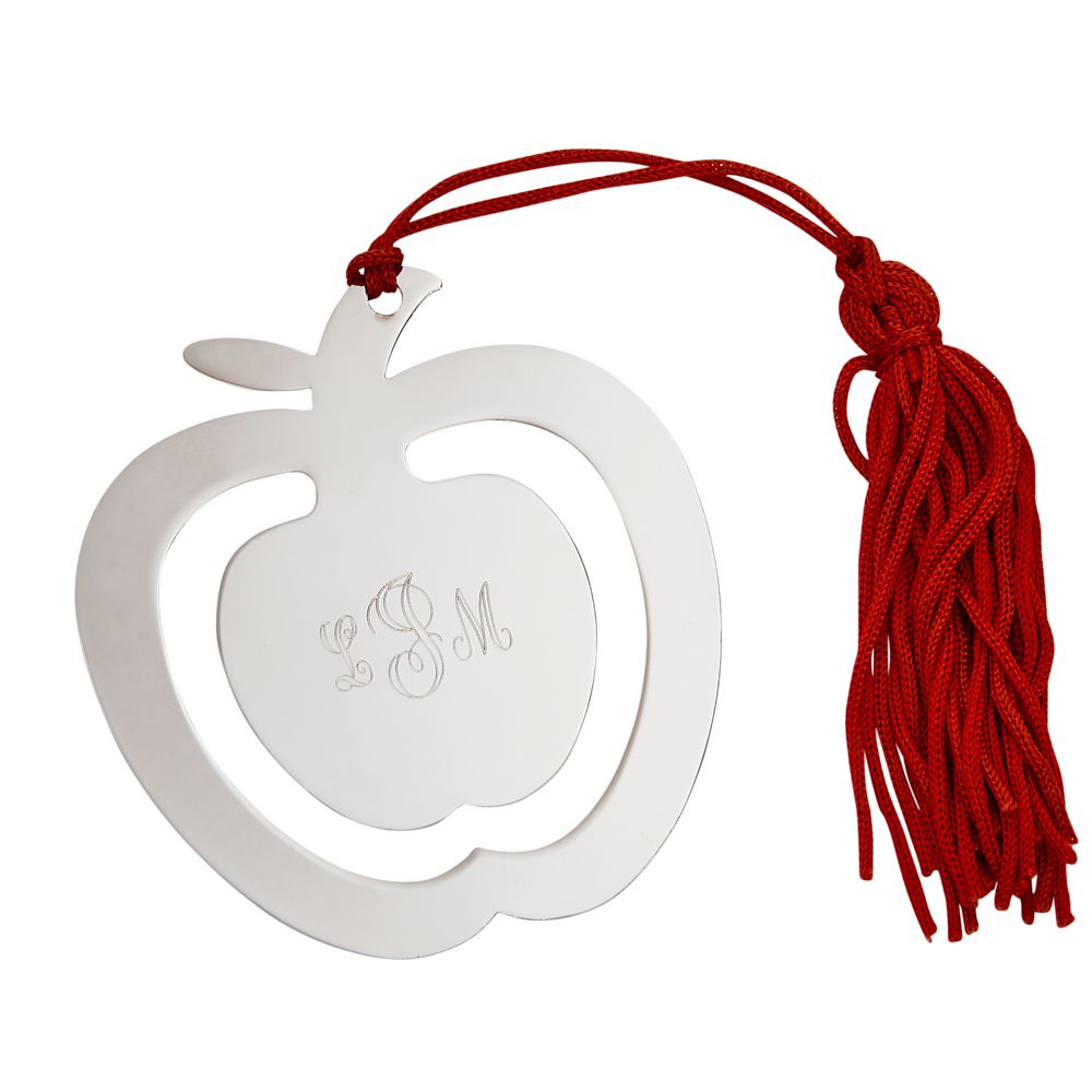 Apple Shaped Bookmark & Tassel, photo 4 of 4