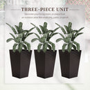 Outsunny Set of 3 Tall Planters