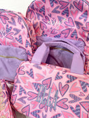 Lilac Hearts Backpack - NO CUSTOMIZATION