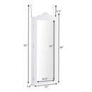 Wall Mounted Mirrored Jewelry Armoire Storage Organizer by LJGDeals