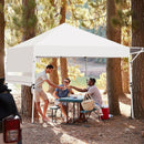 17 Feet x 10 Feet Foldable Pop Up Canopy with Adjustable Instant Sun Shelter by LJGDeals