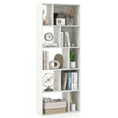 63 Inch 5-Tier Geometric 10-Cube Bookshelf Tall Bookcase-White by LJGDeals