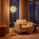 63-Inch Crystal Floor Lamp with Acrylic Crystals by LJGDeals