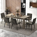 63 Inch Rectangular Modern Dining Kitchen Table by LJGDeals