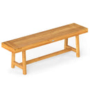 63 Inch Solid Wood Bench for up to 3 People by LJGDeals