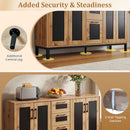 63" Sideboard Buffet Cabinet with 3 Drawers and Storage Shelves by DirectDeals