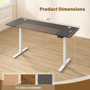 Electric Standing Desk 63x24 Inch with Memory Presets by LJGDeals