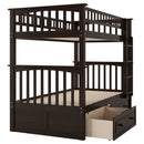 Bunk Bed With Drawers, Convertible Design by Unique Piece Furniture
