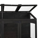 TOPMAX 78-inch Wooden Greenhouse Cold Frame with 4 Independent Skylights and 2 Folding Middle Shelves by HouseOfZazla
