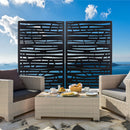 Outdoor & Indoor Privacy Screen Metal Privacy Screen by HouseOfZazla