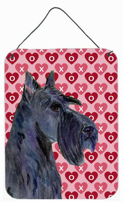 Scottish Terrier Hearts Love and Valentine's Day Wall or Door Hanging Prints