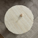 23.82 Inch Faux Mars Textural Patterns Coffee Table