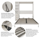 Folding Vertical Murphy Wall Bed by HouseOfZazla