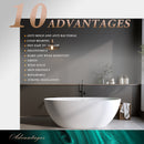 59'' Solid Surface Matte Tub