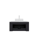 DINA 30" Bathroom Vanity & Sink with Floating Curved Edges by HouseOfZazla