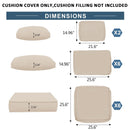 Outdoor Deep Seat Cushions For Patio Furniture Replacement, Cushion Set For Sectionals by HouseOfZazla