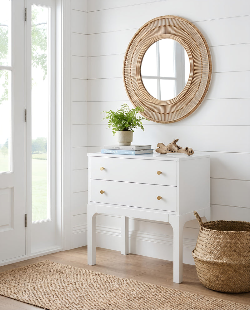 Alonso 2-Drawer Modern Nightstand, photo 5 of 10