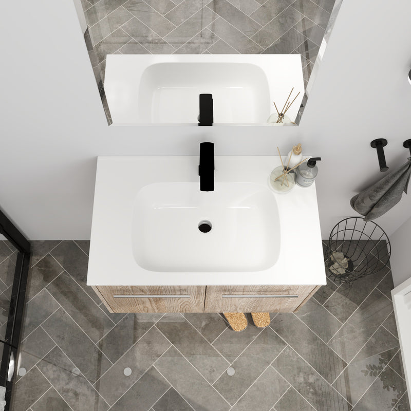 30 Inch Wall Mounted Bathroom Vanity (KD-Packing)-BEO