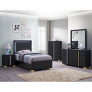 Jeremiah - LED Panel Bed With Touch Controlled Lighting by HouseOfZazla