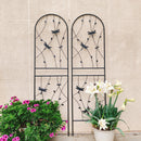 4 Pack Metal Garden Trellis for Climbing Plants