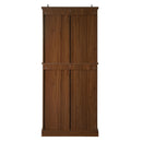 4 Door Storage Cabinet With 1 Drawer, With 4 Adjustable Inner Shelves by HouseOfZazla