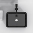 Modern European Design Ceramic Rectangular Vessel Bathroom Sink