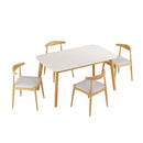 5 Piece Dining Set With Upholstered Chairs