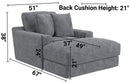 Cozy - Chaise With USB