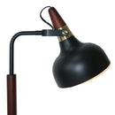 Glowlite - Table Lamp With Cone Shade - Black