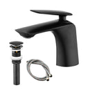 Single Hole Bathroom Sink Faucet with Pop Up Drain