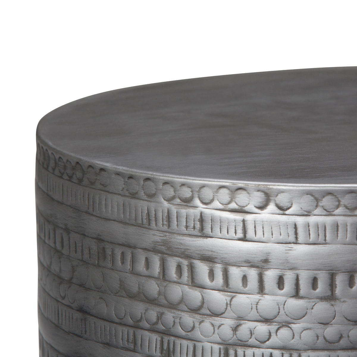 Johnsen - Handcrafted Large Metal Accent Table, photo 11 of 25