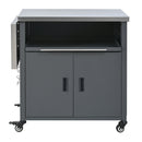 Foldable Outdoor Prep Station BBQ Cart Patio Dining Cart by HouseOfZazla