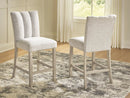 Larawyn - Upholstered Barstool (Set of 2) - Bisque by Unique Piece Furniture