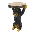 Whimsical Black Dog MGO Side Table
