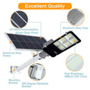 4400W Solar Street Lights Outdoor, Dusk to Dawn Solar Led Outdoor Light with Remote Control, 6500K Daylight White