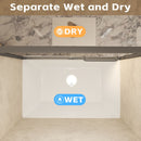 Double Sliding Shower Door With Explosion Proof Film by HouseOfZazla