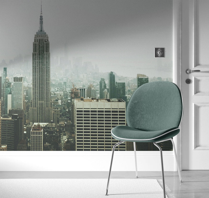 Empire State Building NYC Wall Mural. New York City Skyscrapers Peel and Stick Wallpaper.