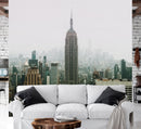 Empire State Building NYC Wall Mural. New York City Skyscrapers Peel and Stick Wallpaper.
