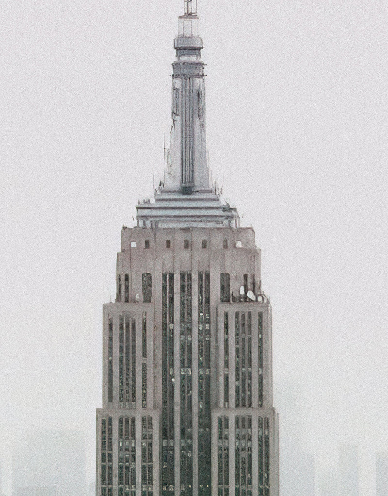 Empire State Building NYC Wall Mural. New York City Skyscrapers Peel and Stick Wallpaper.