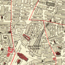 Vintage Map of Liverpool, England 1883