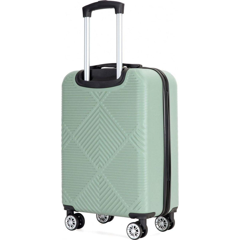 2Piece Luggage Sets ABS Lightweight Suitcase, Spinner Wheels, (20/14) OLIVE GREEN