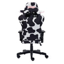 TS85 Cow Print LUXX Series Gaming Chair by HouseOfZazla
