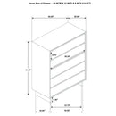 Hemlock - 4 Drawer Chest Of Drawers - Dark Brown