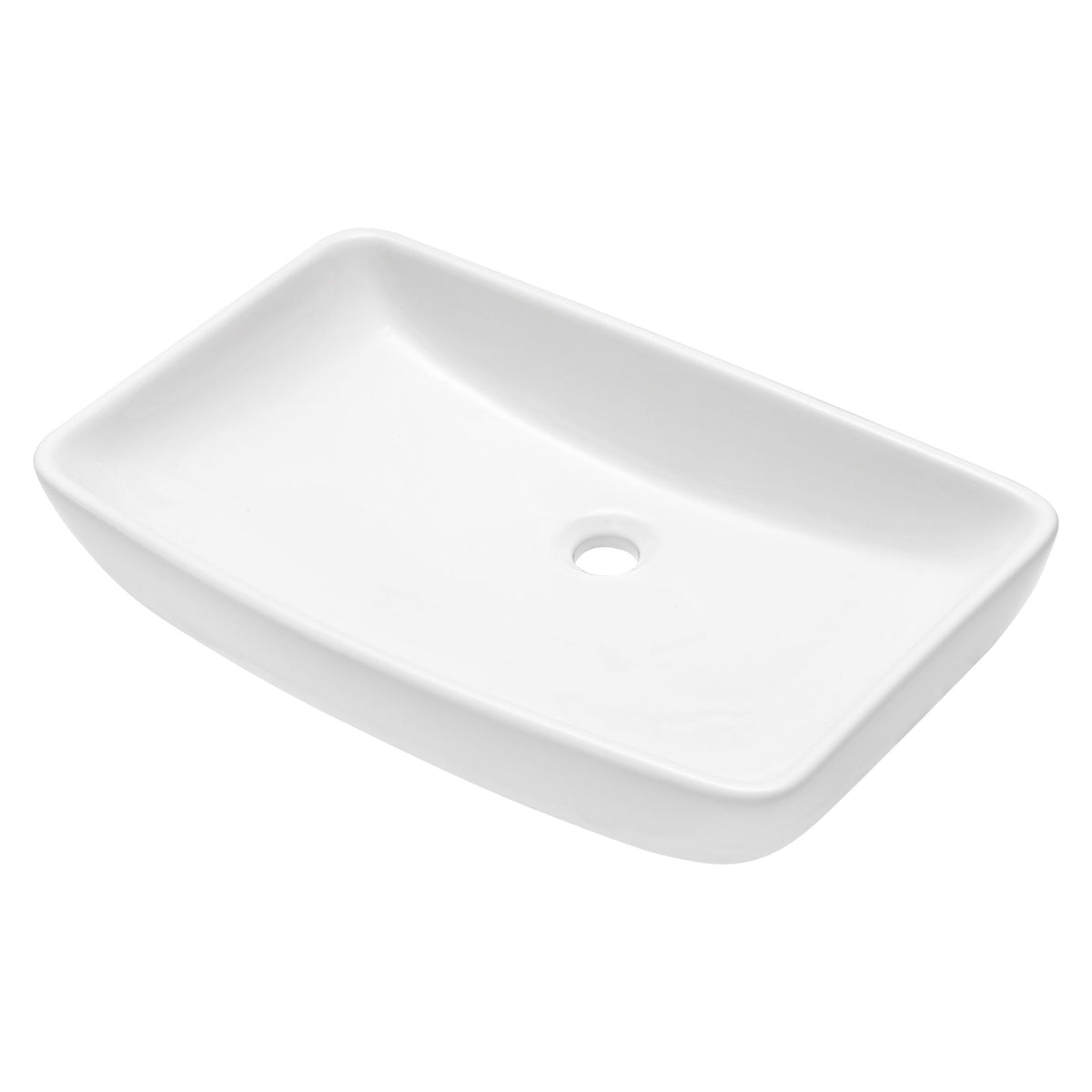 Rectangular Vessel Bathroom Sink - White, photo 3 of 6