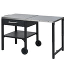 Foldable Outdoor Kitchen Cart With Storage For Patio by HouseOfZazla