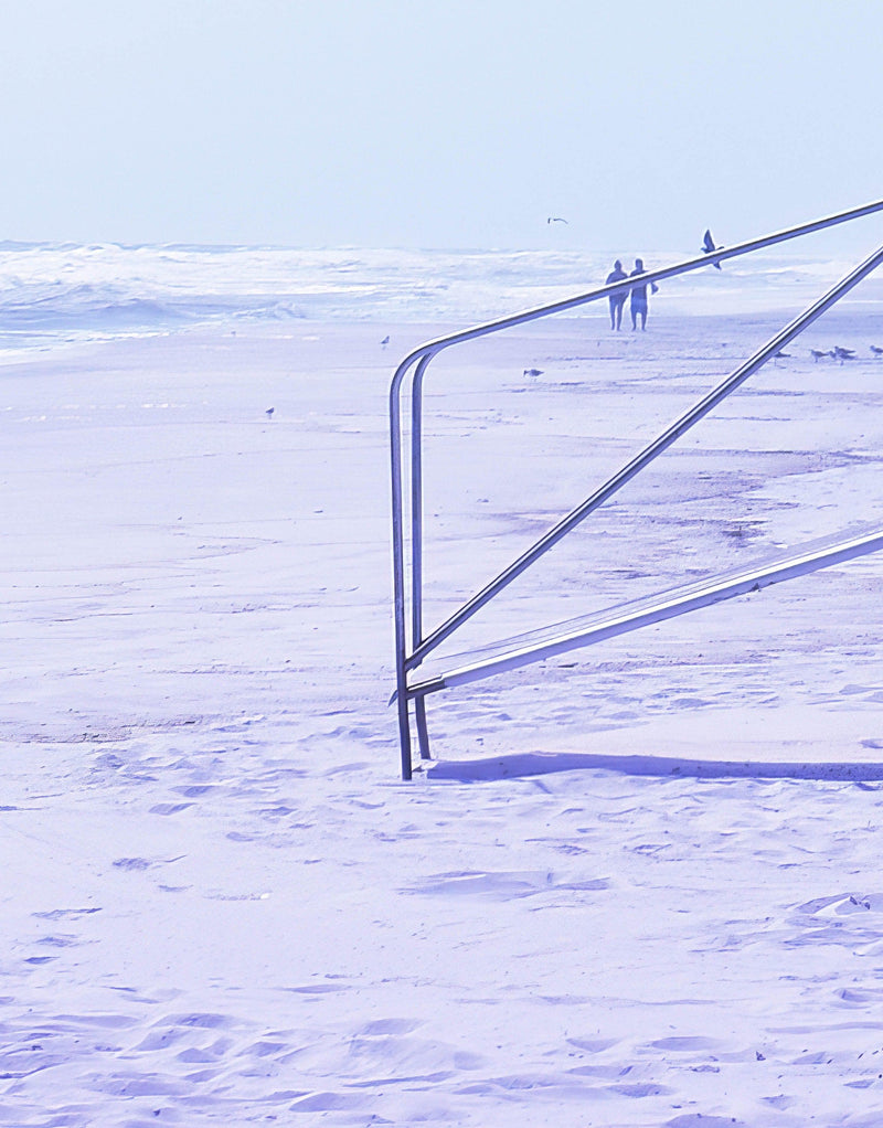 Lifeguard Tower on Pensacola Beach Wall Mural. Pastel Color Theme Peel and Stick Wallpaper.