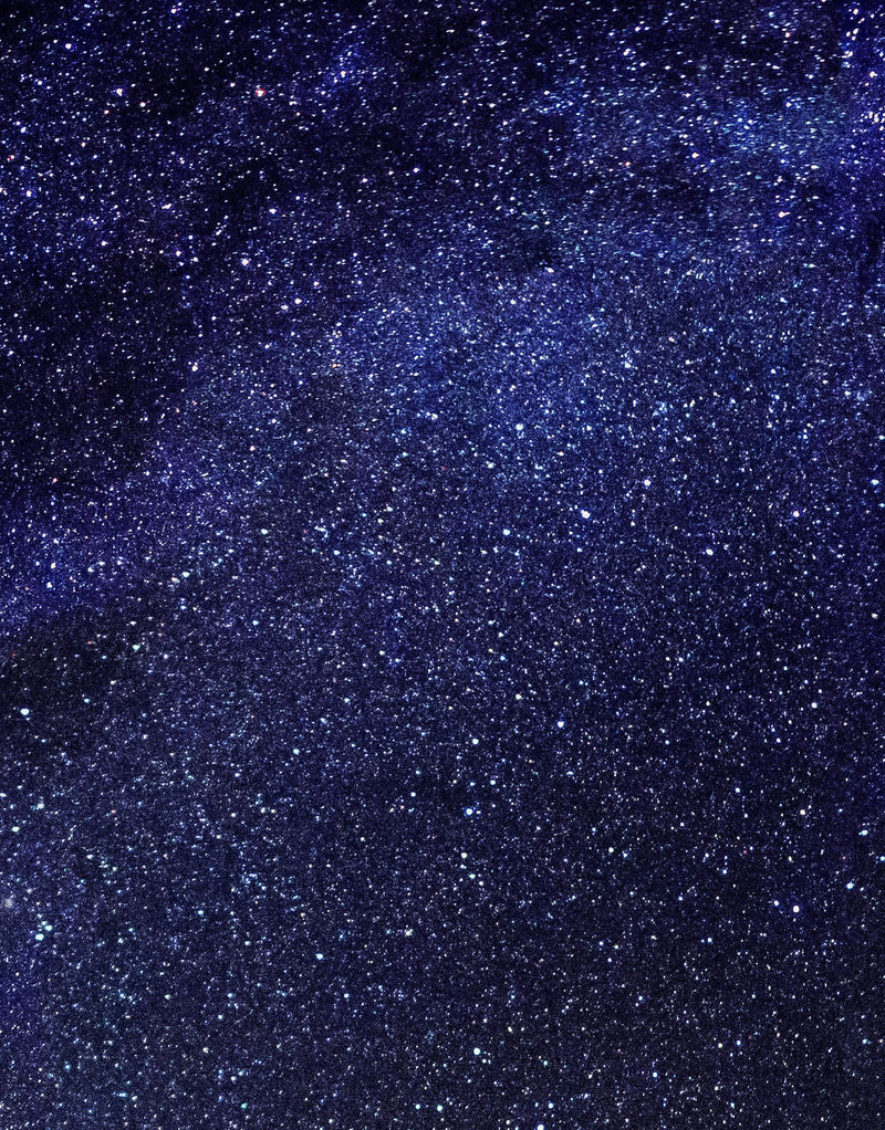 Milky Way Galaxy Stars Wall Mural. Starry Night Over Devils Tower National Monument Park.