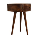 Semi Circle Nightstand - Chestnut by Unique Piece Furniture