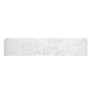 Clayten - Server With Marble Top & Fireplace - White & Espresso